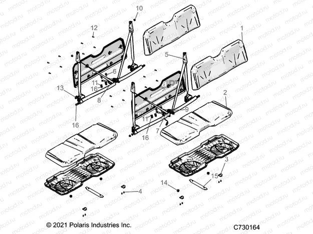 BODY | BODY, SEAT - R22M4A57B1/EB5/B9 (C730164)