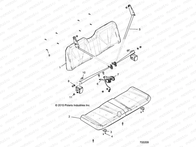BODY | BODY, SEAT - R23MAE57DX (700209)