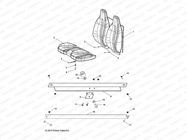 BODY | BODY, SEAT, REAR and HOLD DOWN, EURO - L15G2/4/6 ALL OPTIONS (49GEMBODY14SEAT)
