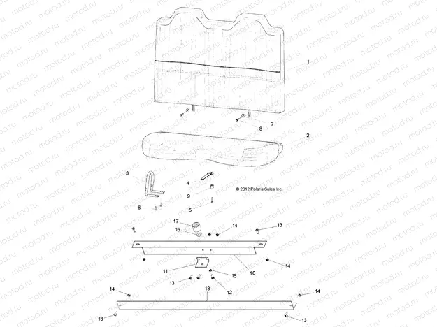 BODY | BODY, SEAT, REAR and HOLD DOWN - L13G2/4/6 ALL OPTIONS (49GEMBODY13SEAT)