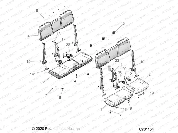 BODY | BODY, SEATS - R21T6A99A1/B1 (C701154)