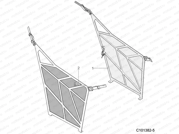 BODY | BODY, SIDE NETS -  A18HZA15N4 (C101382-5)