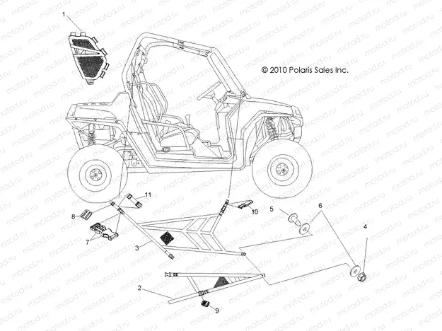 BODY | BODY, SIDE NETS - R10VH76FX (49RGRNETS09RZR)