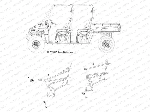 BODY | BODY, SIDE NETS - R13WH90DG (49RGRNETS11800CREW)