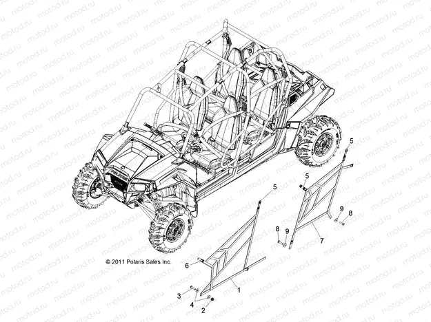 BODY | BODY, SIDE NETS - R13XT87AA/9EAK (49RGRNETS12RZRXP4)