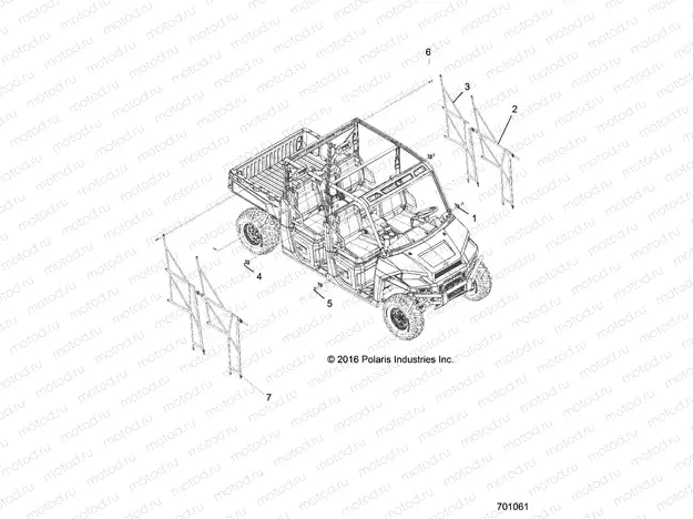 BODY | BODY, SIDE NETS - R17RVAD1A1 (701061)