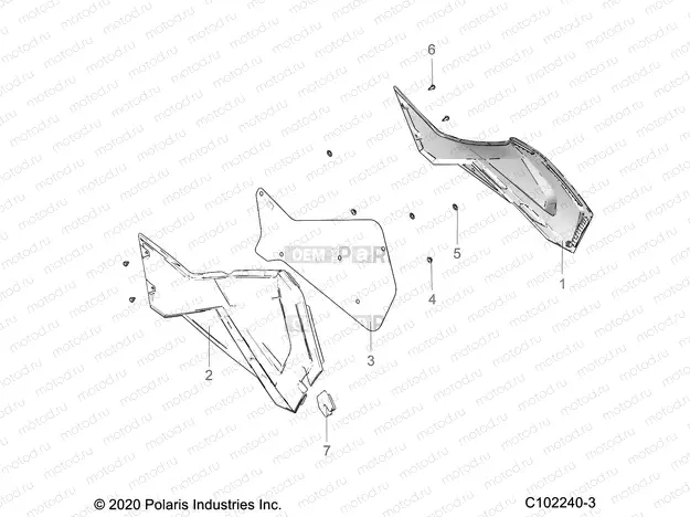 BODY | BODY, SIDE PANELS - A22SWE57F1/S57C1/C2/C5 (C102240-3)