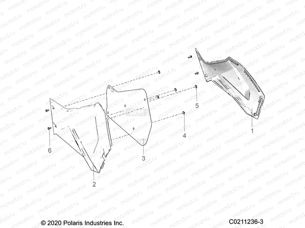 BODY | BODY, SIDE PANELS - A23SEA57F1/T57C1/C2/F1 (C0211236-3)