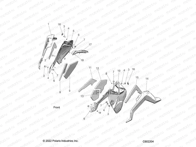BODY | BODY, SIDE PANELS AND TRIM - S23TLT9FEL (C602204)