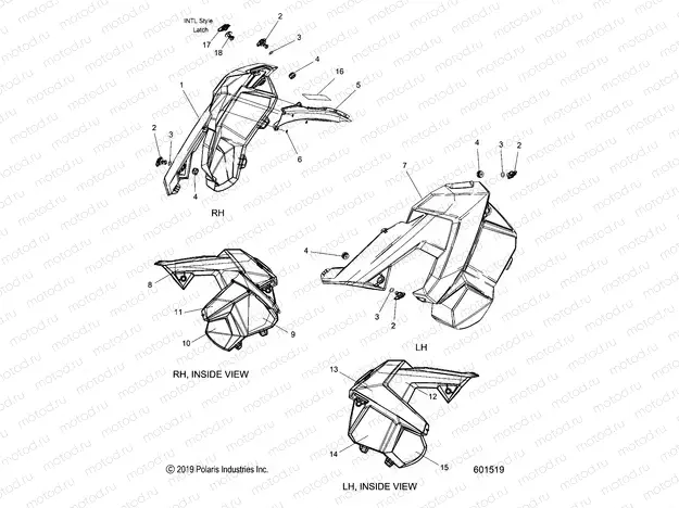 BODY | BODY, SIDE PANELS - S20EEF6PSL/PEL (601519)