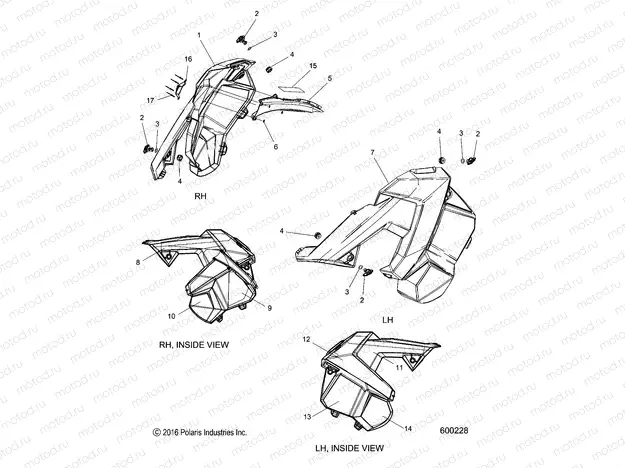 BODY | BODY, SIDE PANELS - S20EKL6PS (600228)