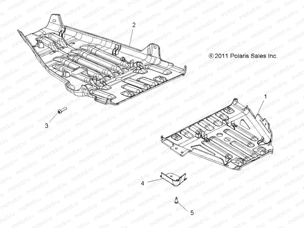 BODY | BODY, SKID PLATES - A13ZN8EFK/EFN (49ATVSKIDPLATE12SPXP850)