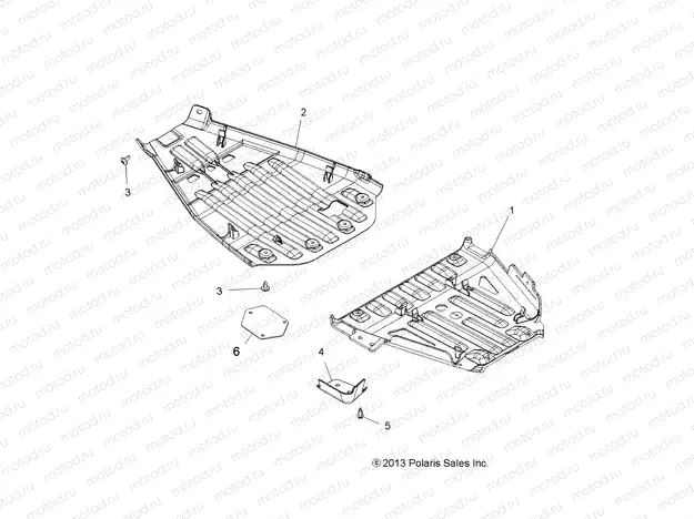 BODY | BODY, SKID PLATES - A15SXE95AC/AK/AW/L95AM (49ATVSKIDPLATE14SP550)