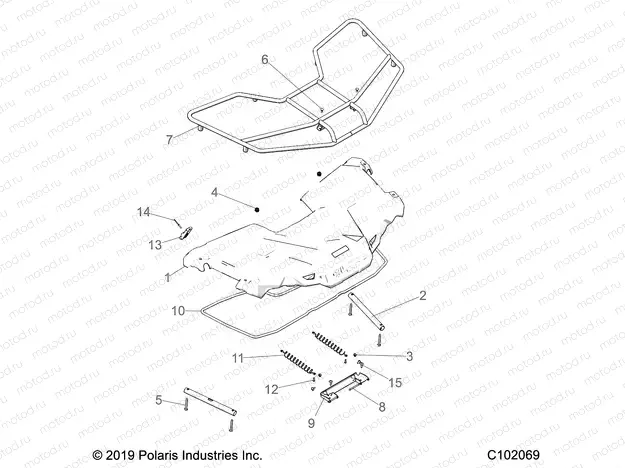 BODY | BODY, STORAGE, FRONT - A20SEF57C1