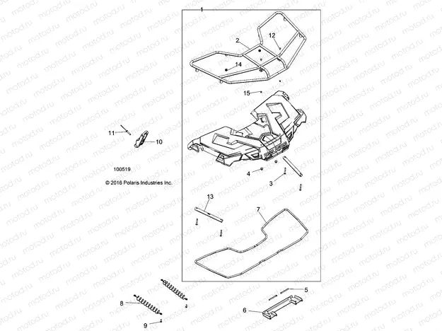 BODY | BODY, STORAGE, FRONT - A20SEF57D5