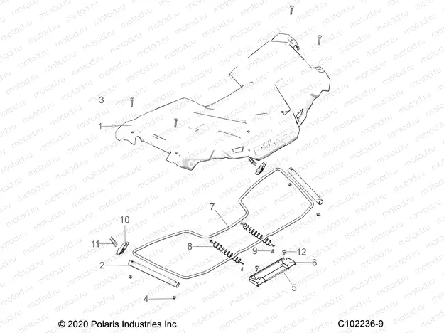 BODY | BODY, STORAGE, FRONT - A23S6E57F1/FK (C102236-9)