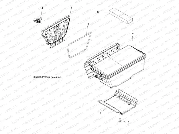 BODY | BODY, STORAGE, REAR - A15SXE85FI (49ATVSTORAGERR09SPXP550)