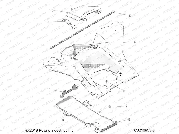 BODY | BODY, STORAGE, REAR - A20SGE95AK (C0210953-8)