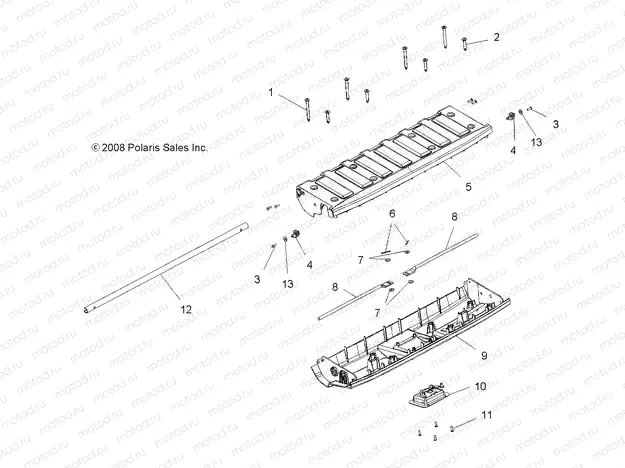 BODY | BODY, TAILGATE - A13TN55FA (49ATVTAILGATEMTG09SPX25)