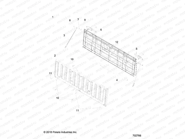 BODY | BODY, TAILGATE ASM. - R23MAE57DX (7023766)