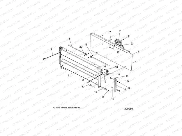 BODY | BODY, TAILGATE, HINGED - L20G2DGALA