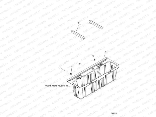 BODY | BODY, UNDER SEAT STORAGE BOX - R20M4A57B1/B9/EBH (700315)