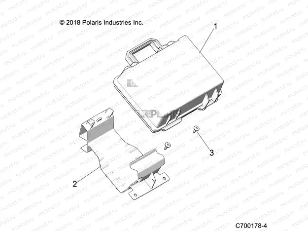 BODY | BODY, UNDERHOOD STORAGE - Z20CHE57AM (C700178-4)