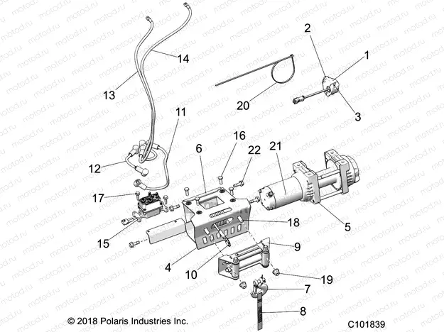 BODY | BODY, WINCH - A20SLZ95AE
