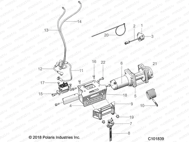 BODY | BODY, WINCH - A20SLZ95AE (C101839)