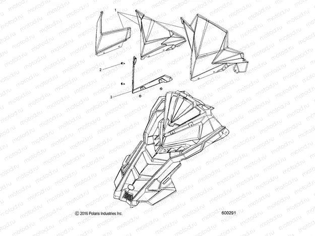 BODY | BODY, WINDSHIELD - S20EDP8RS/8REM ALL OPTIONS (600291)