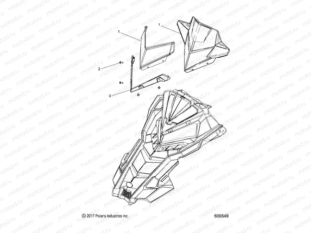 BODY | BODY, WINDSHIELD - S20EKL6PS (600549)