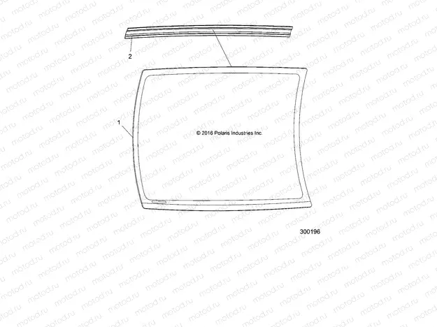 BODY | BODY, WINDSHIELD, STANDARD - L20G2AGALA/DGALA/4AGALA/6AGALA