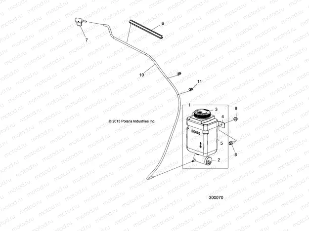 BODY | BODY, WINDSHIELD, WASHER, RH - L17G2/4/6 ALL OPTIONS