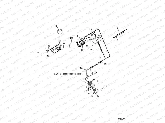 BODY | BODY, WINDSHIELD WIPER - R16RTU87AS/BS (700388)
