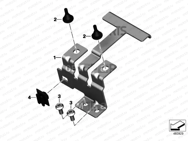 Bracket for battery