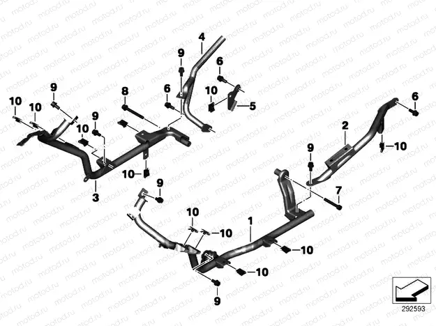 Bracket for running board