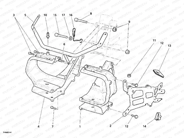 BRACKET, HEADLIGHT » LIGHTING SYSTEM