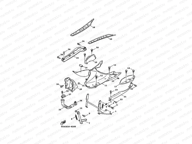Bracket, set foot