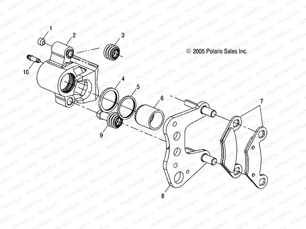 BRAKE | BRAKE, FRONT - A06MH76AL/AQ/AT/AX/AY/AZ (4999206649920664B04)