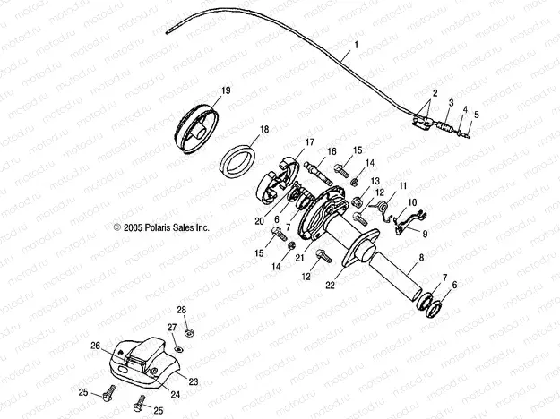 BRAKE | BRAKE, REAR - A06FA09CA/CB/CC (4999202309920230B12)
