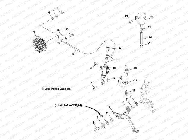 BRAKE | BRAKE, REAR - A06GP50AA (4999201899920189B11)