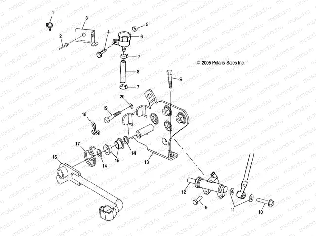 BRAKE | BRAKE, REAR MASTER CYLINDER - A06BG50AA/FA (4999201549920154B12)