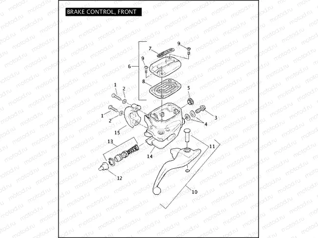 BRAKE CONTROL, FRONT