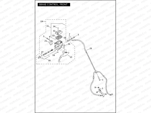 BRAKE CONTROL, FRONT