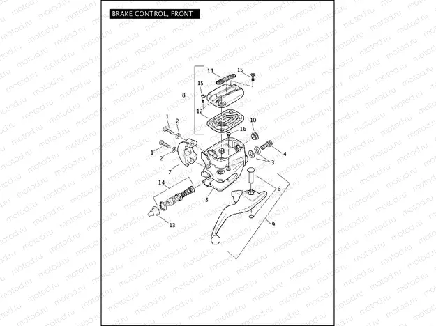 BRAKE CONTROL, FRONT