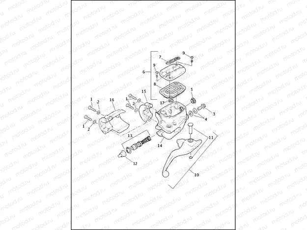 BRAKE CONTROL, FRONT