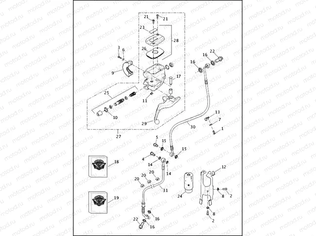 BRAKE CONTROL, FRONT
