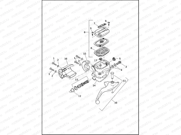 BRAKE CONTROL, FRONT