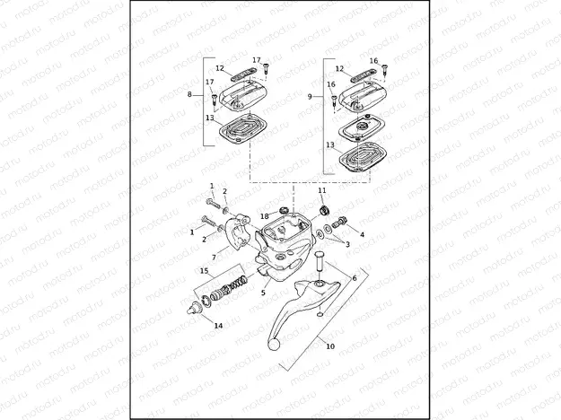 BRAKE CONTROL, FRONT