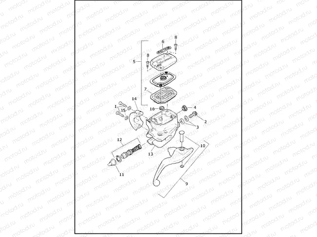BRAKE CONTROL, FRONT